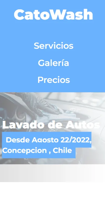CatoWash - Versión Móvil