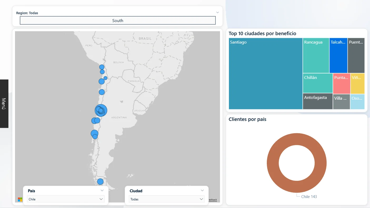 Dashboard de Ventas - Análisis Geográfico