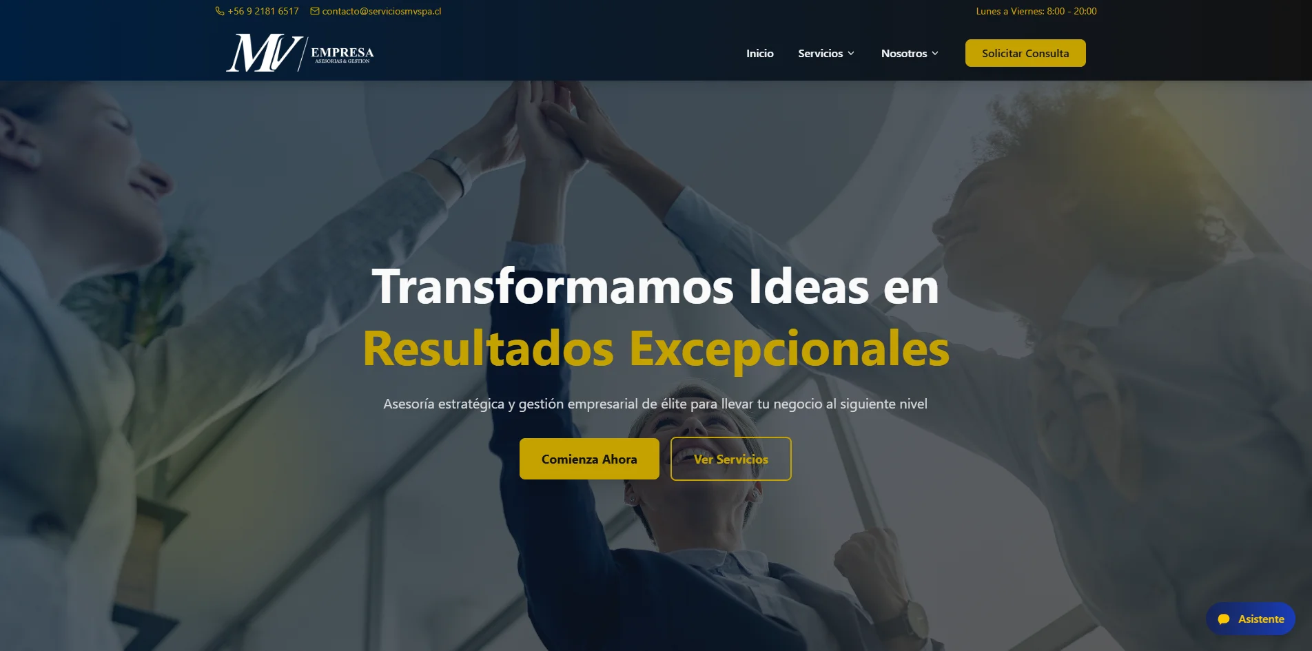 Empresa MV - Versión Desktop