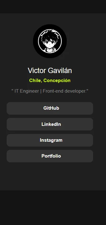 Perfil - Versión Móvil