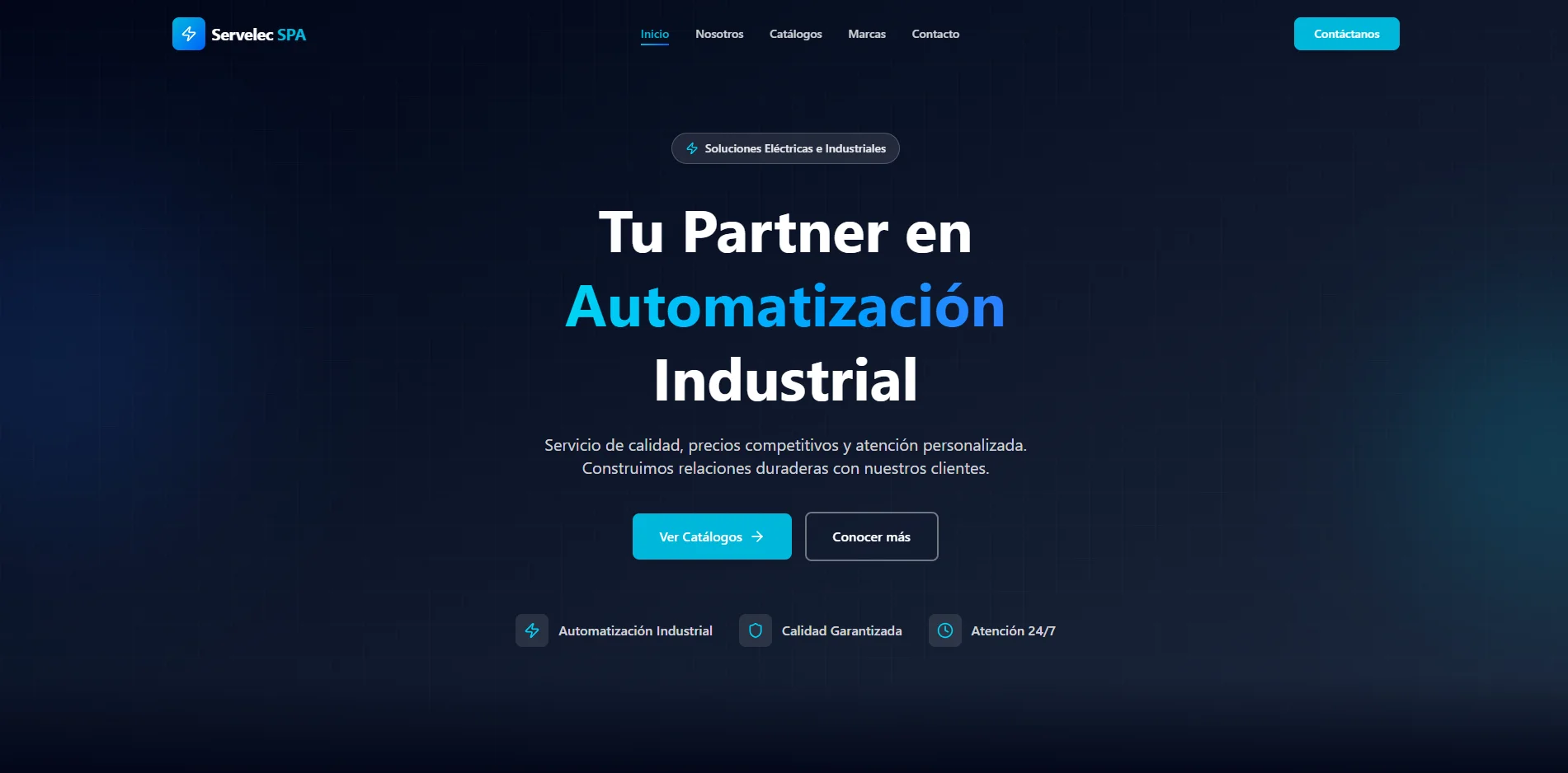Servelec SPA - Versión Desktop